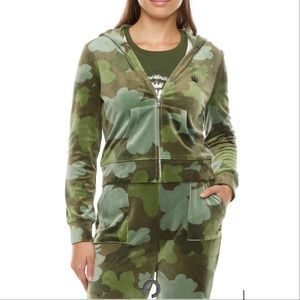 Juicy Velour Camo Floral Tracksuit